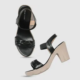 Marc Loire Open Toe Block Heels-4