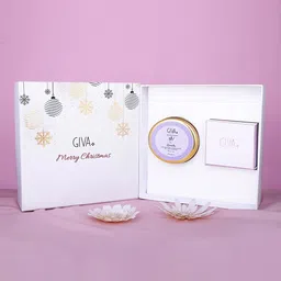 GIVA Snowflake Silver Toned Combo Box Home Gift Set-image-36