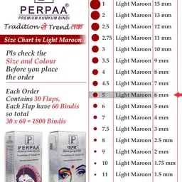 PERPAA Set of 2 Maroon Velvet Kumkum Bindi Box with 15 Flaps Each - Size 5 image 4