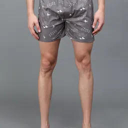 Urban Dog Men Printed Pure Cotton Boxers-image-60
