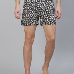 East Ink Men Black & White Quirky Digital Printed Pure Cotton Boxers EIBXCO043-picture-15
