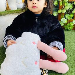 DearJoy Kids White & Pink Cloud Shaped Soft Toy-13