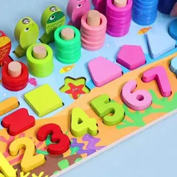CHOCOZONE Numbers Shapes Cognitive Math Toy image 2