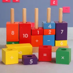 CHOCOZONE Kids Numbers Shapes Matching Maths Toy image 5