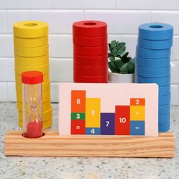 CHOCOZONE Kids Numbers Shapes Matching Maths Toy image 3