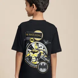 Kids Ville Boys Batman Printed Pure Cotton Tshirt-picture-46