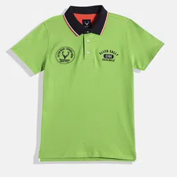 Allen Solly Junior Boys Polo Collar Pure Cotton T-shirt-picture-28