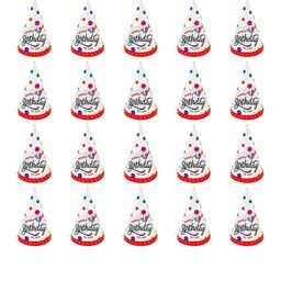 Special You White & Red 20 Pieces Happy Birthday Caps-image-25