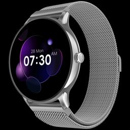 noise Twist Go Smartwatch with Bluetooth Calling (35mm TFT Display, IP67 Water Resistant, Silver Link Strap) image 3