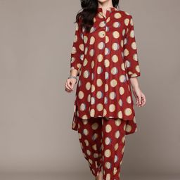 Readiprint Fashions Printed Pure Cotton Tunic With Trousers-picture-32