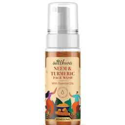 Satthwa Neem & Turmeric Face Wash for Acne & Pimples - All Types Skin - 125ml-15