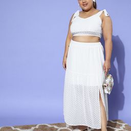 Berrylush Curve Solid Back Tie Shoulder Cami Top & Slit Skirt-image-22