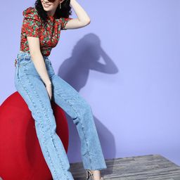 Berrylush Red Floral Vacay Attire-image-17