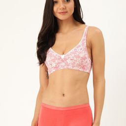 Inner Sense White & Peach-Coloured Printed AntimicrobialLingerie Set ISBP057-image-12