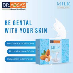 Dr.Aqsas Milk Herbal Soap - 100 g-6
