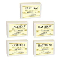 Hasthkar Set of 5 Handmade Camel Milk Soaps for All Skin Types - 125 g Each-47