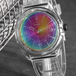 The Roadster Lifestyle Co Men Purple Dial  Transparent Straps Analogue Watch MFB-PN-DK-DK2885-picture-35