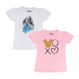Disney by Wear Your Mind Pink & White Pack of 2 Regular Top-image-11