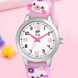 Kool Kidz Unisex Kids Multicoloured Printed Dial & Pink Straps Analogue Watch-14