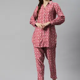 Off Label Women Printed Shirt with Palazzos-picture-32