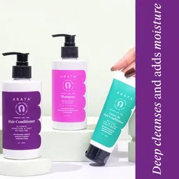 ARATA Advanced Curl Care Vegan Hair Conditioner + Shampoo + Leave-In Conditioner-1