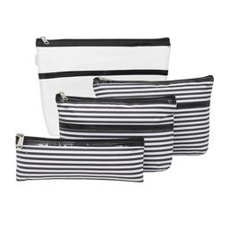 atorakushon Black & White 4 Pieces Reusable  Jewellery Makeup Organisers-24