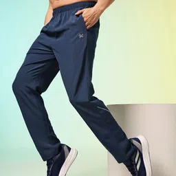 HRX By Hrithik Roshan Men Printed Rapid-Dry Running Track Pants-image-0