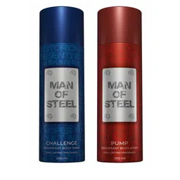 Denver Man of Steel Set of Challenge & Pump Deodorant Body Spray - 127 g Each-15