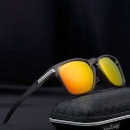 Eyewearlabs Lens & Square Sunglasses With Polarised Lens CCypherOrangeSC1EL1139-image-12
