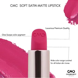 Charmacy Milano Soft Satin Matte High-Coverage Hydrating Lipstick 3.8g - Frost Bite 45 image 3