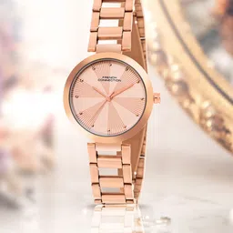 French Connection Women Stainless Steel Bracelet Style Straps Analogue Watch FCN060D-30
