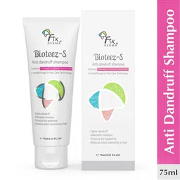 FIXDERMA Bioteez-S Anti Dandruff Shampoo For Flaky & Dry Scalp - 75ml-34