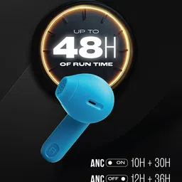 JBL Turquoise Tune Flex 2 with 48Hrs of Playtime 6 Mics Adaptive Noise Cancelling Earbuds image 5