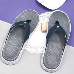 Duke Men Navy Blue & Grey Thong Flip-Flops-picture-22