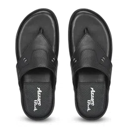 Azzaro Black Men Textured Thong Flip-Flops-image-96