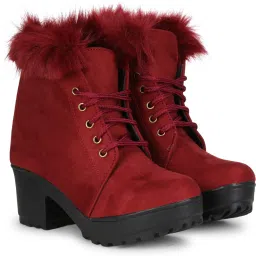 Ishransh : Fashionable Chukka Boots For Women-image-51