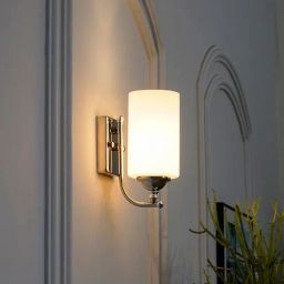 kapoor lampshades Talland Single Light Glass & Metal Wall Lamp-picture-20