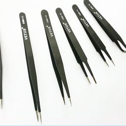 Anti-Static Tweezers 6pcs Set Vetus ESD-24