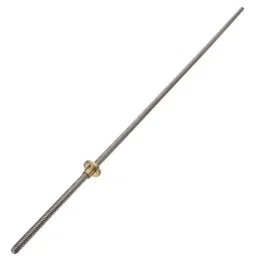 600mm Trapezoidal 4 Start Lead Screw 8mm Thread 2mm Pitch Lead Screw with Copper Nut-21