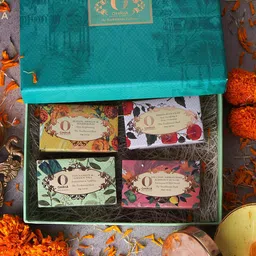 OHRIA AYURVEDA 4-Pcs Bathing Bar Gift Box - 120g Each image 5