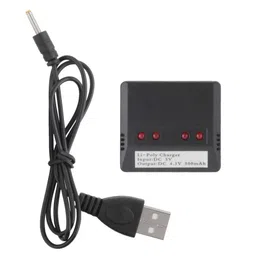 4 Port DC5V 1S RC Lithium Battery Compact Balance Charger for RC Quadcopter-25