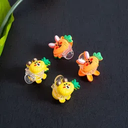 Golden Peacock Girls Set of 4 Claw Clips-image-23