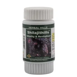 Herbal Hills Shilajithills, Shilajit Capsule Vitality and Revitaliser 375mg (60 Capsules)-image-52