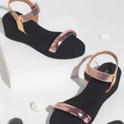 Inc 5 Embellished Party Open Toe Wedges With Backstrap-14