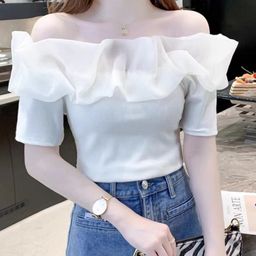 StyleCast Girls Off-Shoulder Bardot Top-image-38