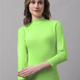 FBAR High Neck Regular Cotton Casual Top-image-6