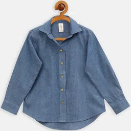 SCOUP Girls Spread Collar Cotton Top-picture-31