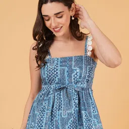 KALINI Print Cotton Top-image-43