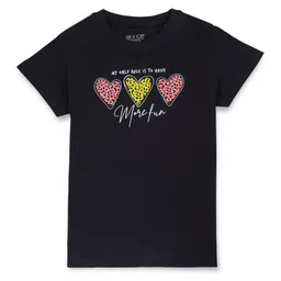 Gini and Jony Girls Typography Printed T-shirt-image-56