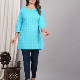 DHANOTA Print Cotton Top-image-69